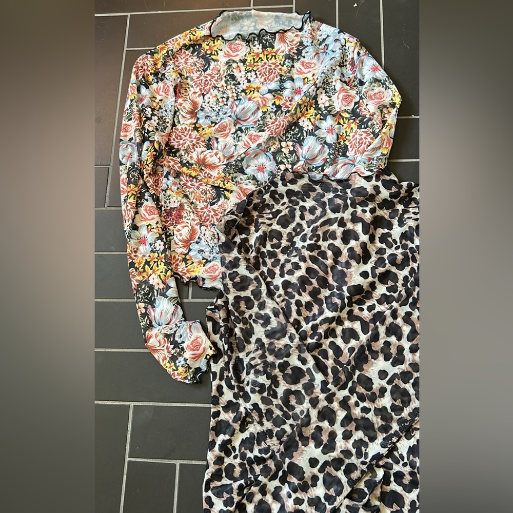 Sheer Long Sleeve Top Bundle